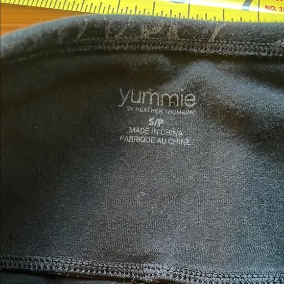 Yummie workout pants Black and silver - Picture 4 of 9